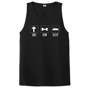 Christian Gym And Jesus Gym For God Gym Sleep Funny Gift PosiCharge Competitor Tank