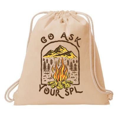 Camping Go Ask Your SPL Camper Gift Drawstring Bag
