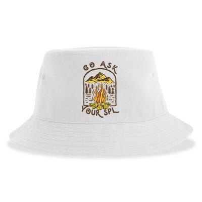 Camping Go Ask Your SPL Camper Gift Sustainable Bucket Hat