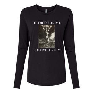 Christian Gospel And Bible Phrase For Our Lord Jesus Womens Cotton Relaxed Long Sleeve T-Shirt