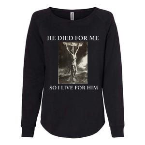 Christian Gospel And Bible Phrase For Our Lord Jesus Womens California Wash Sweatshirt