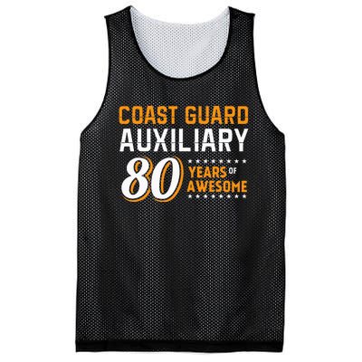 Coast Guard Auxiliary 80 Years Of Awesome Mesh Reversible Basketball Jersey Tank