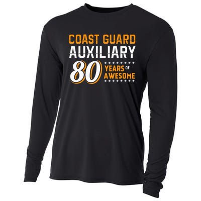 Coast Guard Auxiliary 80 Years Of Awesome Cooling Performance Long Sleeve Crew