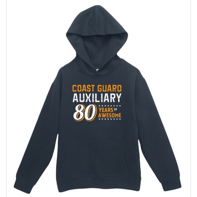 Coast Guard Auxiliary 80 Years Of Awesome Urban Pullover Hoodie