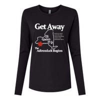 Charlie Get Away To Upstate New York Womens Cotton Relaxed Long Sleeve T-Shirt