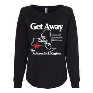 Charlie Get Away To Upstate New York Womens California Wash Sweatshirt