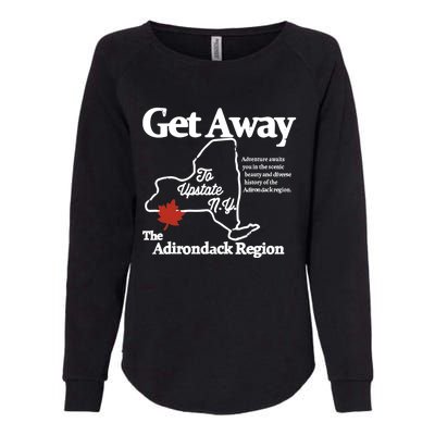 Charlie Get Away To Upstate New York Womens California Wash Sweatshirt