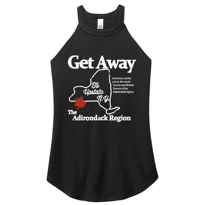 Charlie Get Away To Upstate New York Women's Perfect Tri Rocker Tank