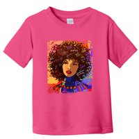 Coloful Graffiti Afro Woman Toddler T-Shirt