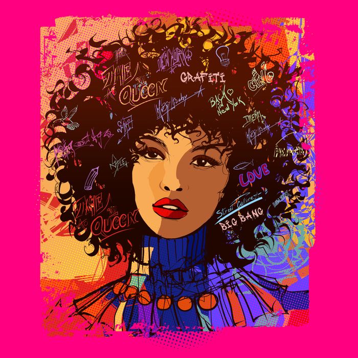 Coloful Graffiti Afro Woman Toddler T-Shirt
