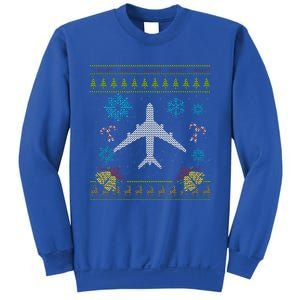 Christmas Gift Airplane Pilot Christmas Ugly Sweatshirt