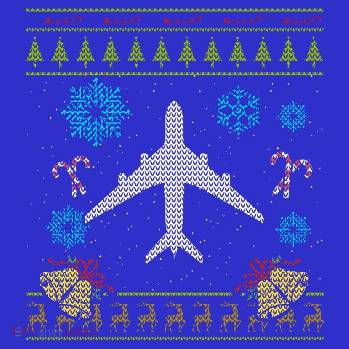 Christmas Gift Airplane Pilot Christmas Ugly Baby Bodysuit