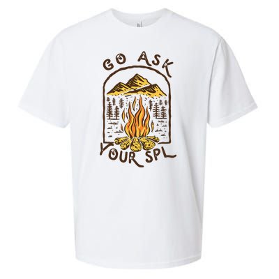 Camping Go Ask Your Spl Camper Gift Sueded Cloud Jersey T-Shirt