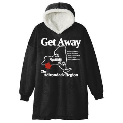 Charlie Get Away To Upstate New York Hooded Wearable Blanket