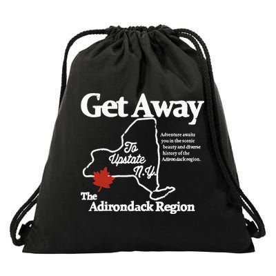 Charlie Get Away To Upstate New York Drawstring Bag