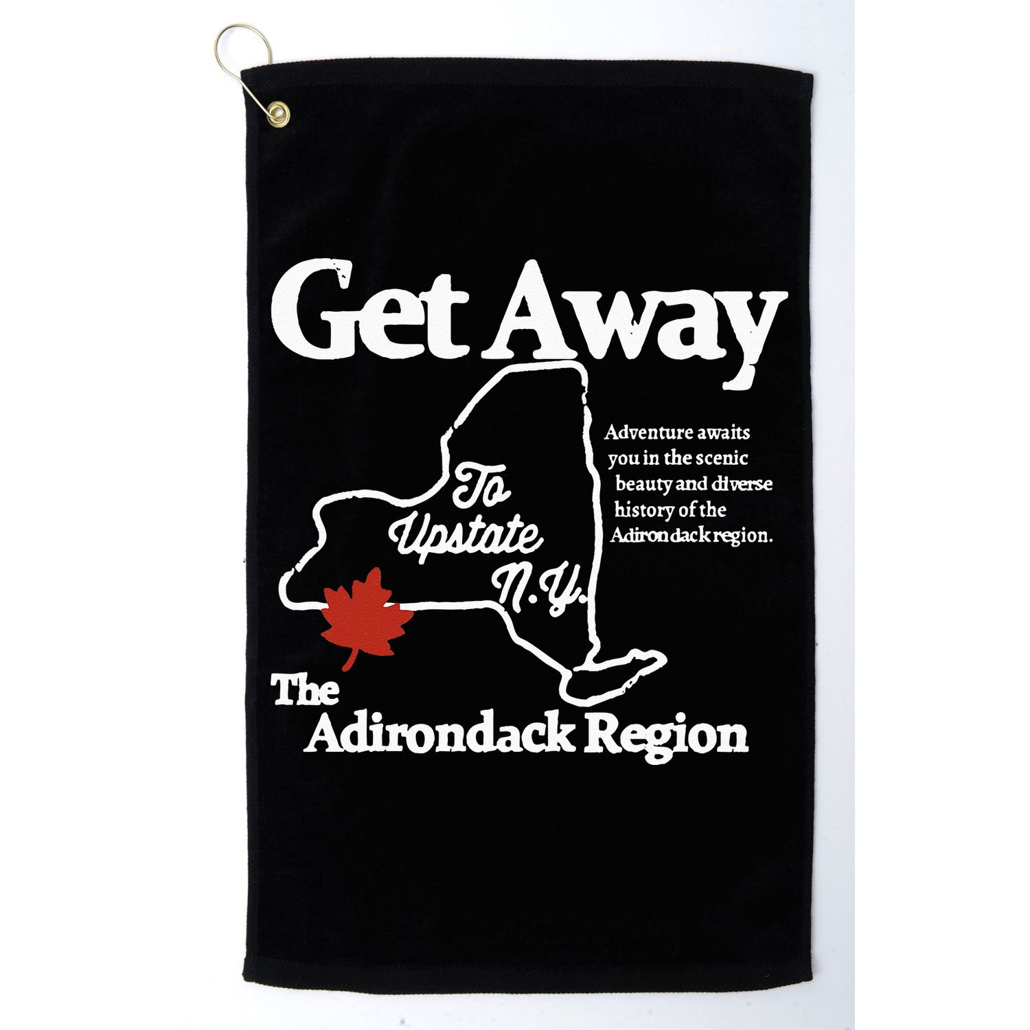 Charlie Get Away To Upstate New York Golf Towel