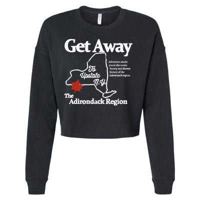 Charlie Get Away To Upstate New York Cropped Pullover Crew