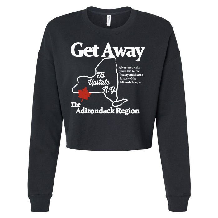 Charlie Get Away To Upstate New York Cropped Pullover Crew