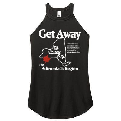 Charlie Get Away To Upstate New York Women's Perfect Tri Rocker Tank