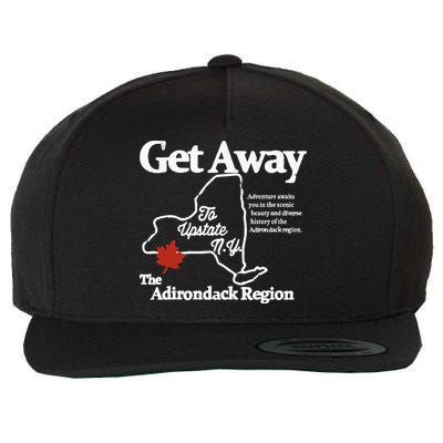 Charlie Get Away To Upstate New York Wool Snapback Cap