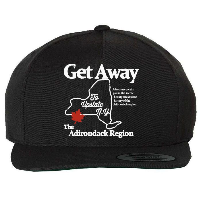 Charlie Get Away To Upstate New York Wool Snapback Cap