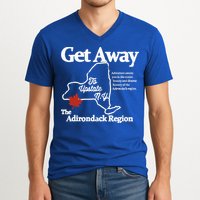 Charlie Get Away To Upstate New York V-Neck T-Shirt