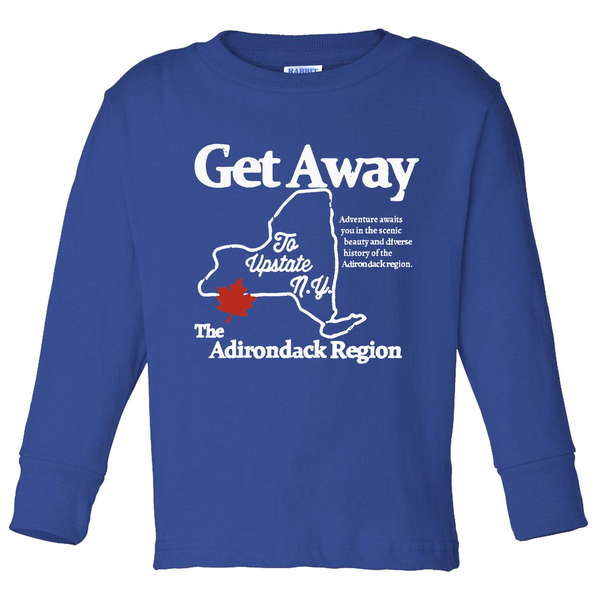 Charlie Get Away To Upstate New York Toddler Long Sleeve Shirt