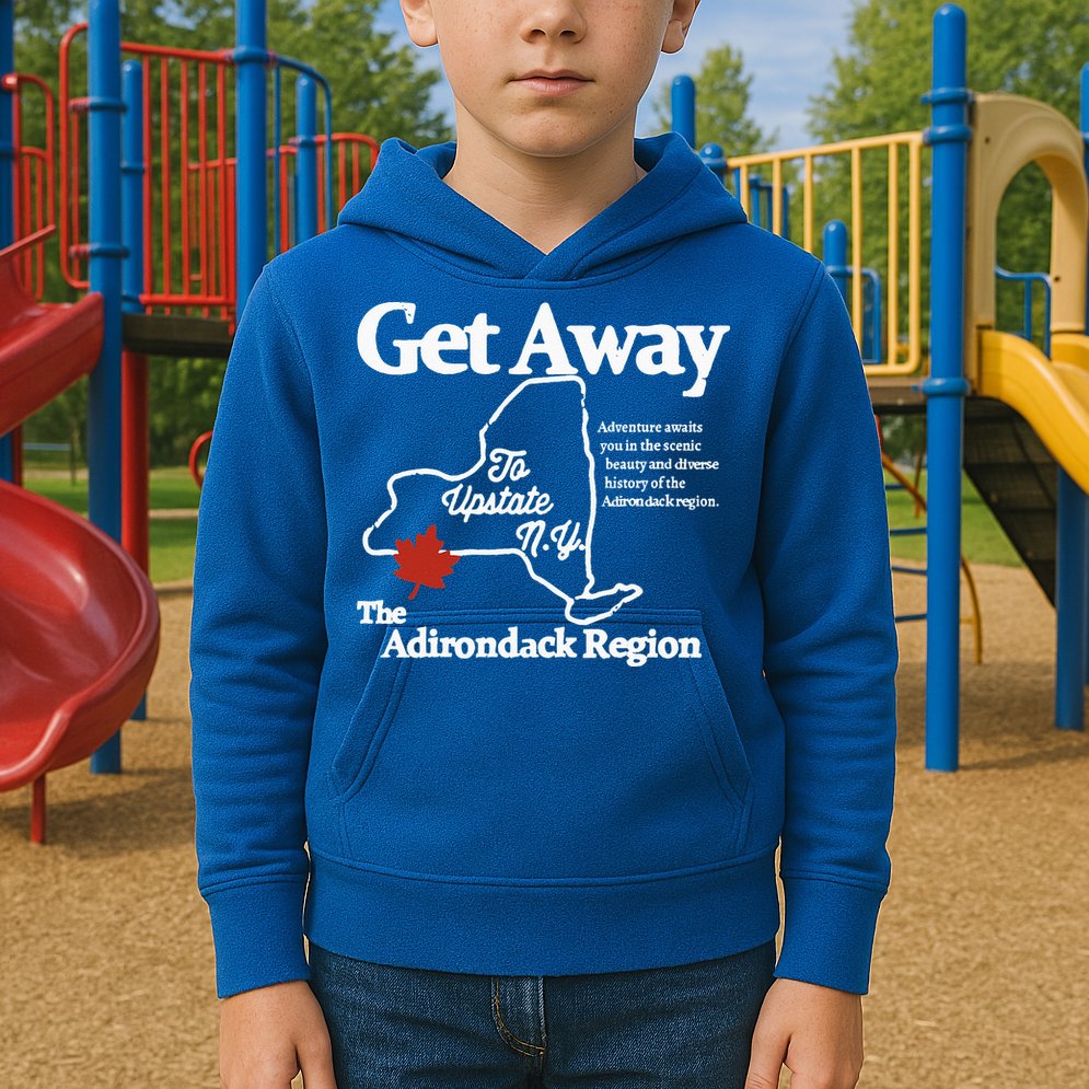Charlie Get Away To Upstate New York Kids Hoodie