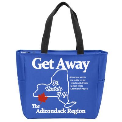 Charlie Get Away To Upstate New York Zip Tote Bag
