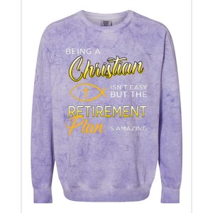 Christian Gospel And Bible Phrase For Our Lord Jesus Colorblast Crewneck Sweatshirt