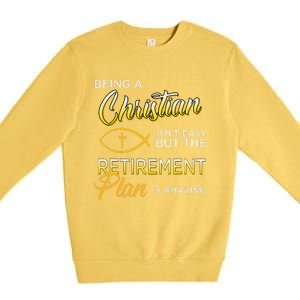 Christian Gospel And Bible Phrase For Our Lord Jesus Premium Crewneck Sweatshirt