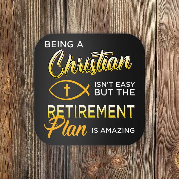 Christian Gospel And Bible Phrase For Our Lord Jesus Coaster