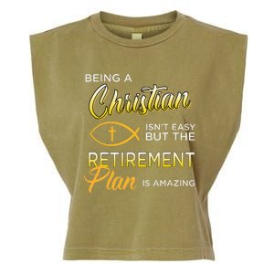 Christian Gospel And Bible Phrase For Our Lord Jesus Garment-Dyed Women's Muscle Tee