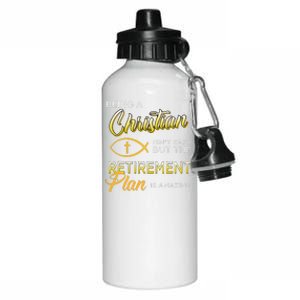 Christian Gospel And Bible Phrase For Our Lord Jesus Aluminum Water Bottle