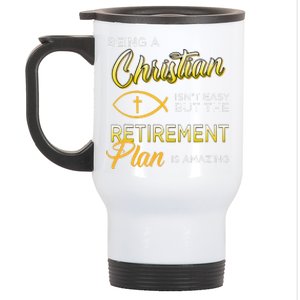 Christian Gospel And Bible Phrase For Our Lord Jesus Stainless Steel Travel Mug