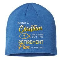 Christian Gospel And Bible Phrase For Our Lord Jesus Gift Sustainable Beanie