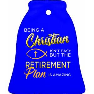 Christian Gospel And Bible Phrase For Our Lord Jesus Gift Ceramic Bell Ornament