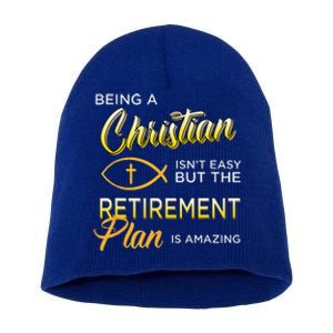 Christian Gospel And Bible Phrase For Our Lord Jesus Gift Short Acrylic Beanie