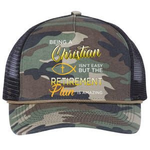 Christian Gospel And Bible Phrase For Our Lord Jesus Gift Retro Rope Trucker Hat Cap