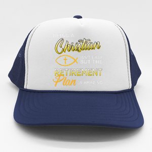 Christian Gospel And Bible Phrase For Our Lord Jesus Gift Trucker Hat