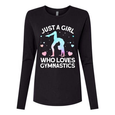 Cool Gymnastics Art For Women Girls Gymnastics Gymnast Coach Womens Cotton Relaxed Long Sleeve T-Shirt