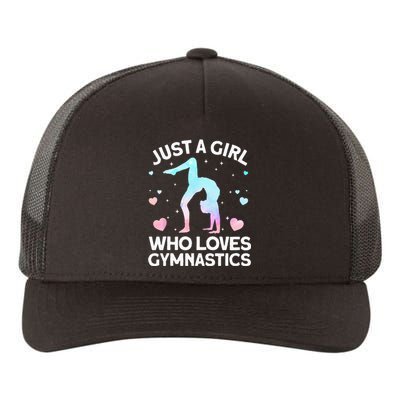 Cool Gymnastics Art For Women Girls Gymnastics Gymnast Coach Yupoong Adult 5-Panel Trucker Hat