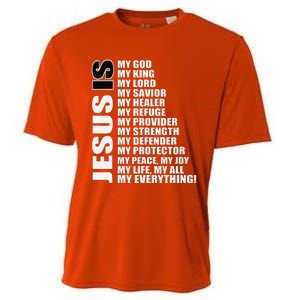 Christian Gospel And Bible Phrase For Our Lord Jesus Cooling Performance Crew T-Shirt