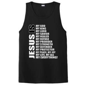 Christian Gospel And Bible Phrase For Our Lord Jesus PosiCharge Competitor Tank