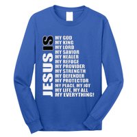 Christian Gospel And Bible Phrase For Our Lord Jesus Long Sleeve Shirt