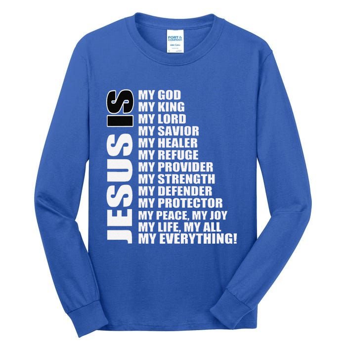 Christian Gospel And Bible Phrase For Our Lord Jesus Tall Long Sleeve T-Shirt