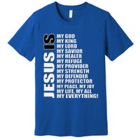 Christian Gospel And Bible Phrase For Our Lord Jesus Premium T-Shirt