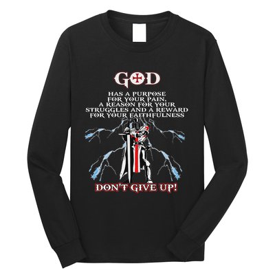 Christian Gospel And Bible Phrase For Our Lord Jesus Long Sleeve Shirt