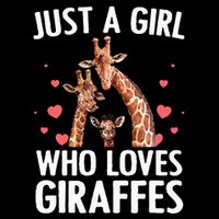 Cool Giraffe Africa Safari Zoo Animal Lovers Womens T-Shirt