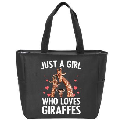 Cool Giraffe Africa Safari Zoo Animal Lovers Zip Tote Bag
